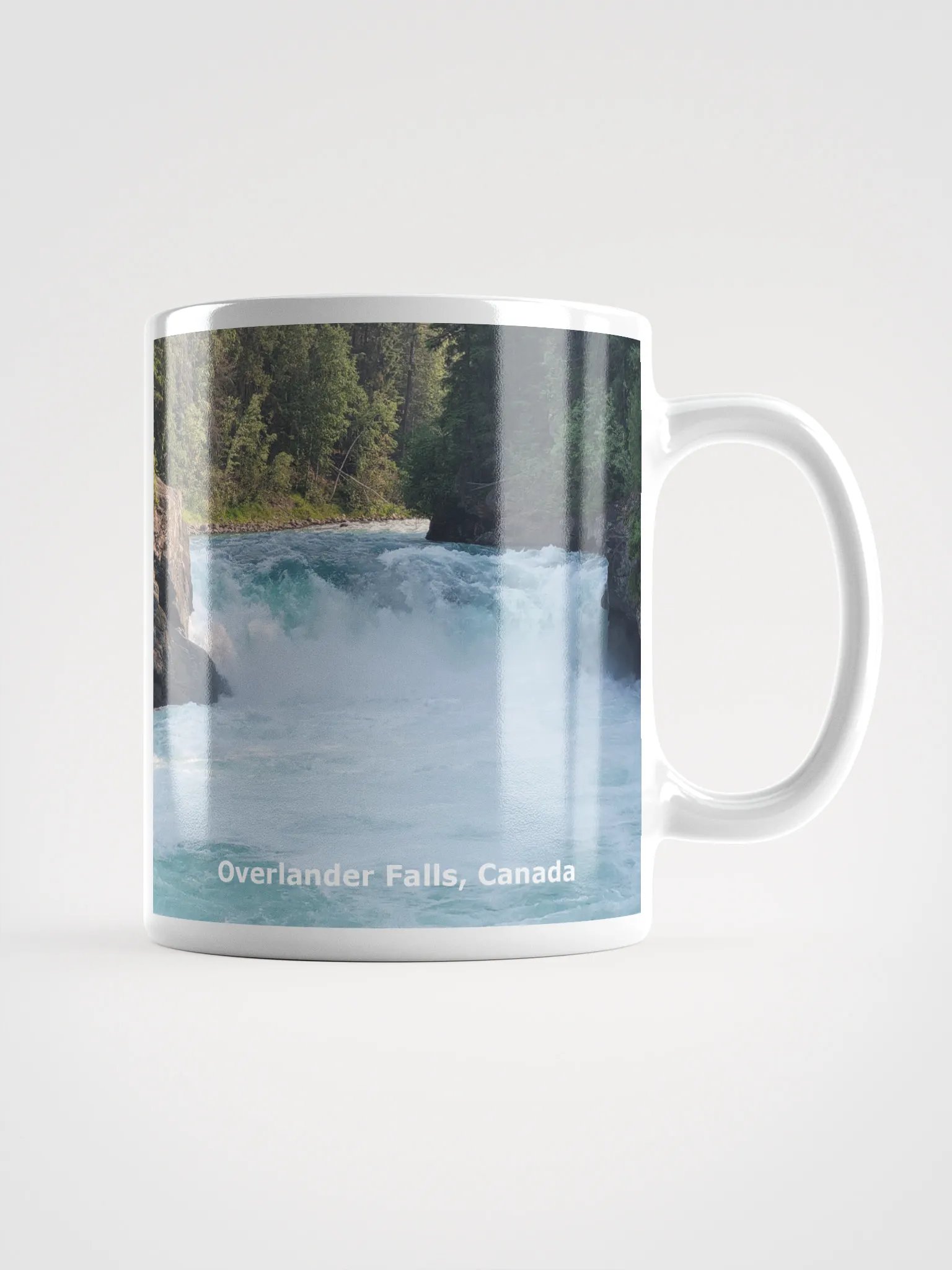 White Glossy Mug - Overlander Falls product image (1)
