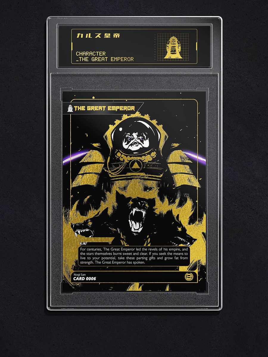 The Great Emperor Collector Card [PRE ORDER] product image (1)