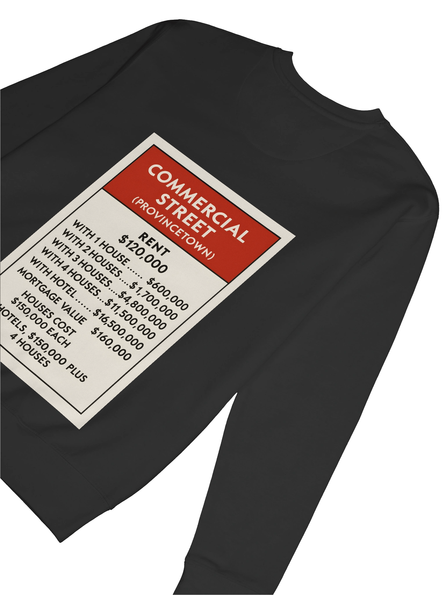 PTOWN MONOPOLY CARD SWEAT (IMAGE ON BACK) product image (6)