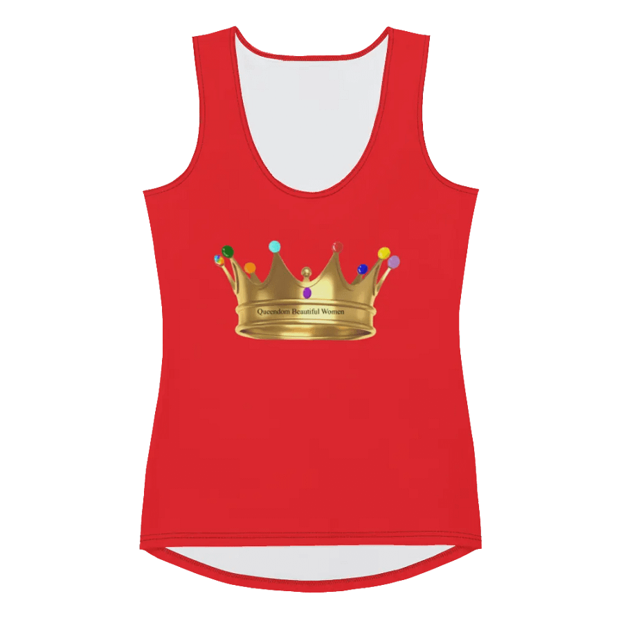 Queendom Beautiful Women Crown Tank Top/Red (TM) product image (1)