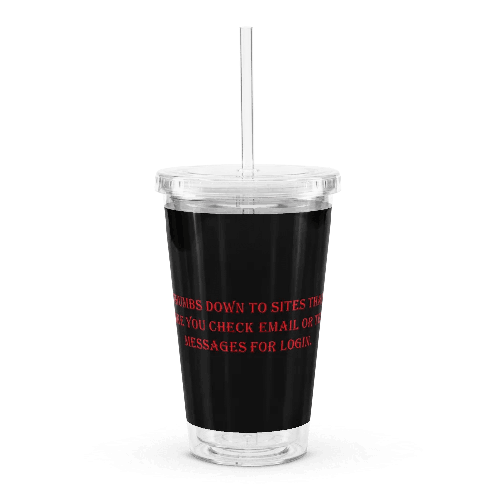 "2 Step Authentication" Double Wall Tumbler product image (1)