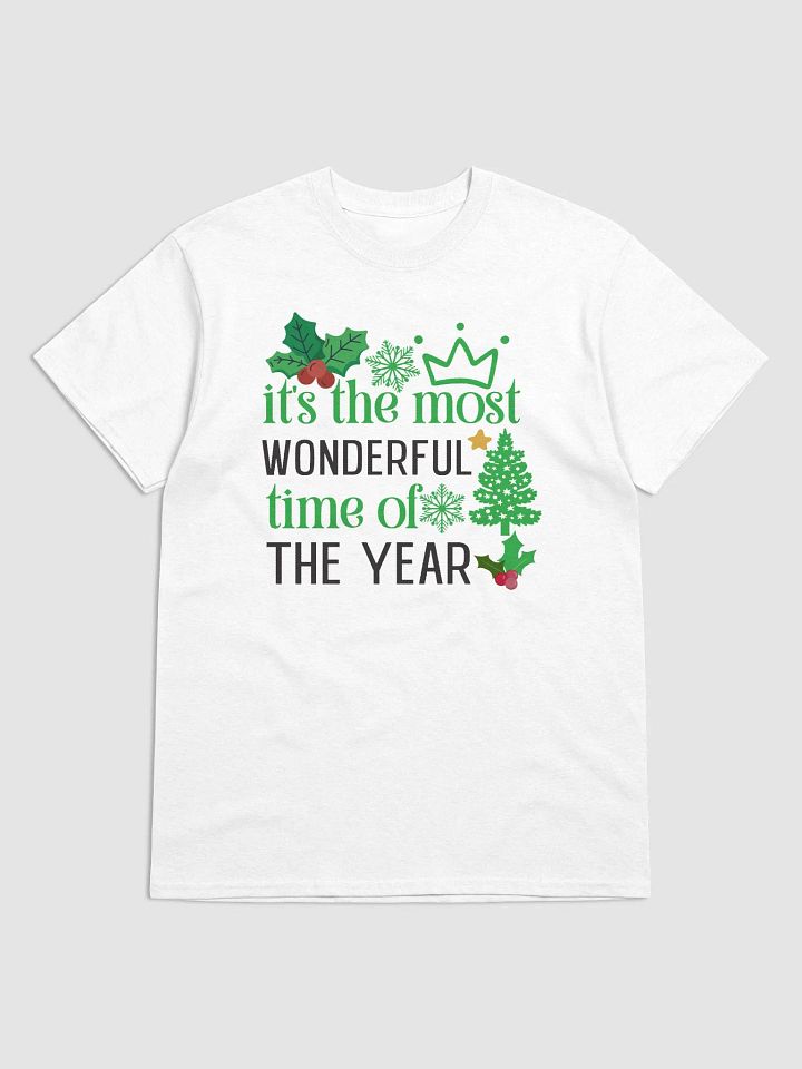 its Most wonderful time Christmas Festive Tee Shirt Gildan 5000 USA product image (1)