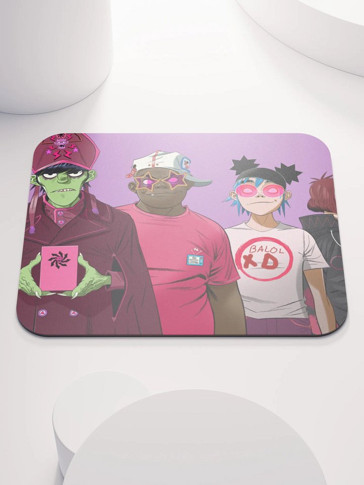 Gorillaz x balolxD mouse pad product image (1)
