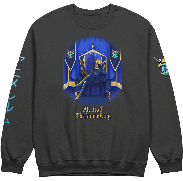 All Hail TheAnimeKing Crewneck Sweatshirt product image (1)