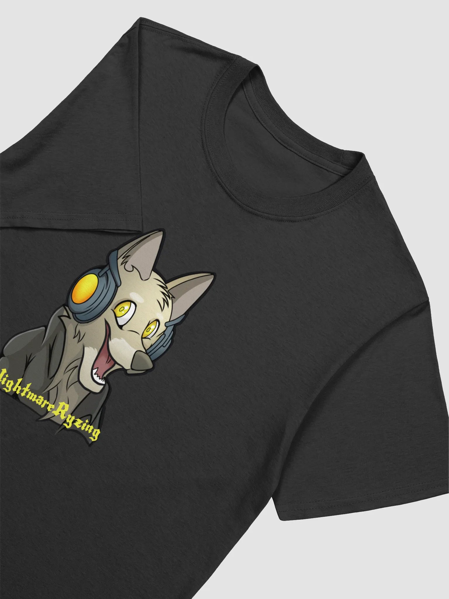 Joyful Wolf Music Lover T-Shirt product image (3)
