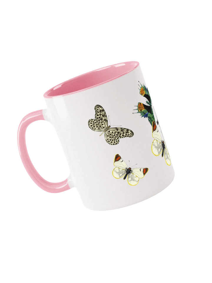 2025 "Pure Worship" Butterfly Collage Two-Tone Glossy Mug product image (2)