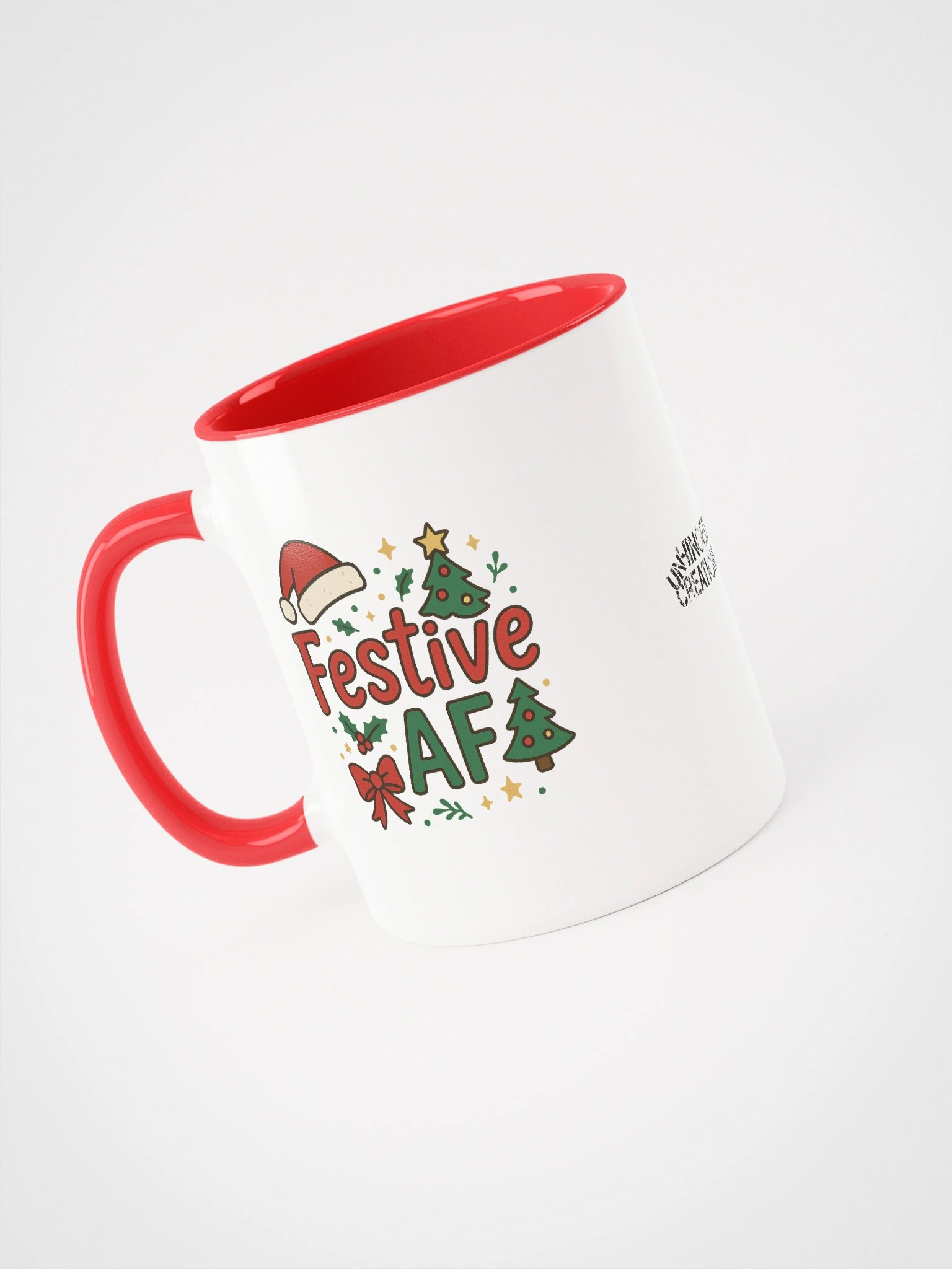 Festive AF Coffee Mug Multicolor Inside product image (3)