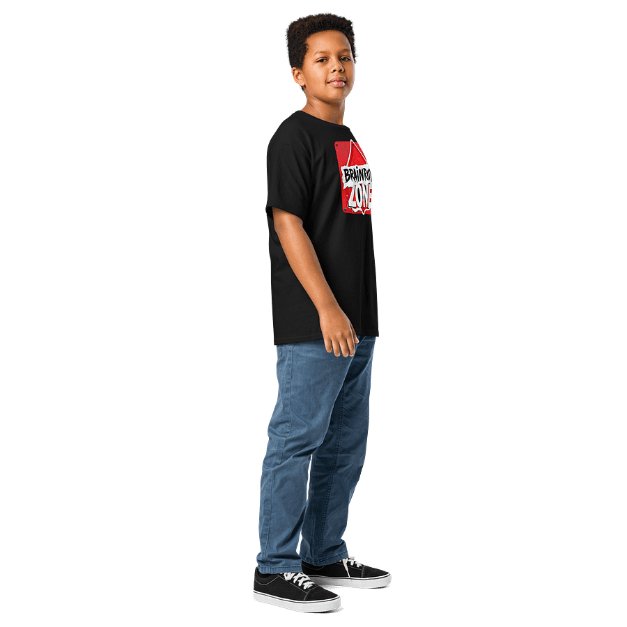 Brainrot Zone Sign Tee for Kids product image (13)