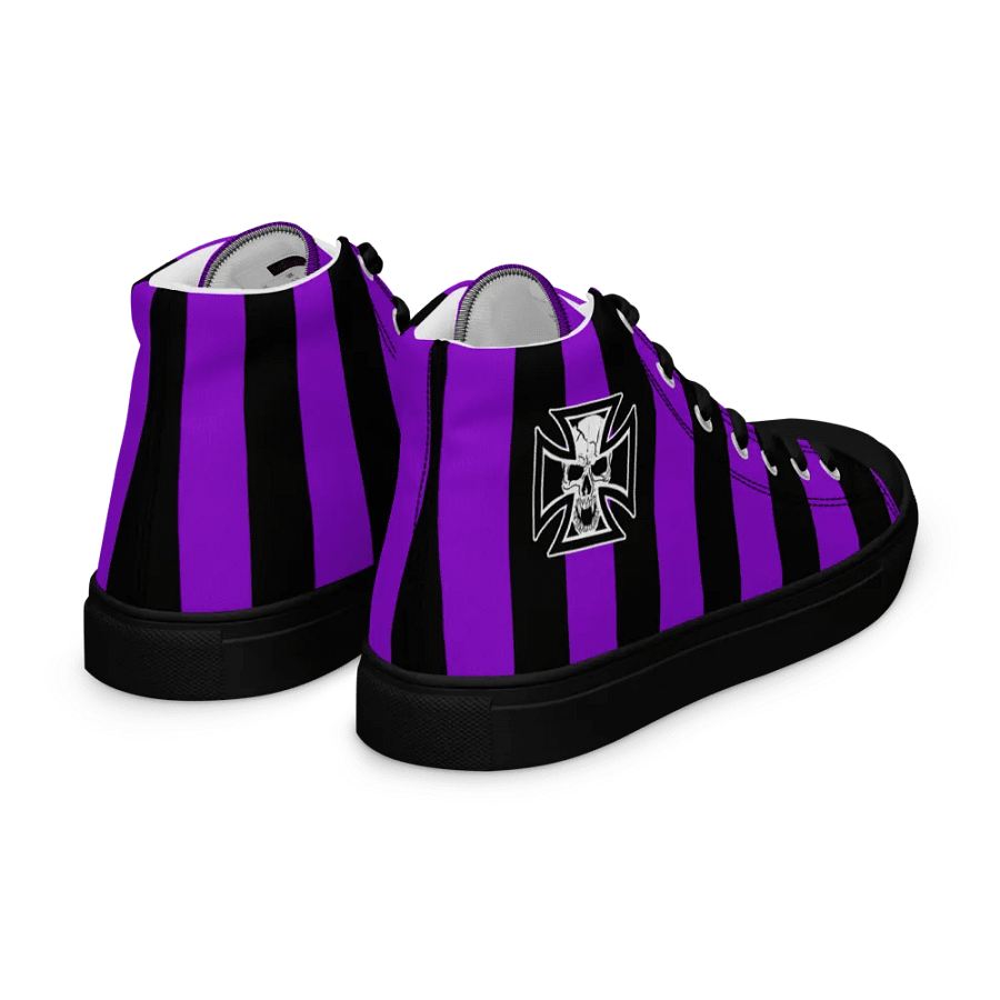 Maltese cross and skull womens high tops product image (8)