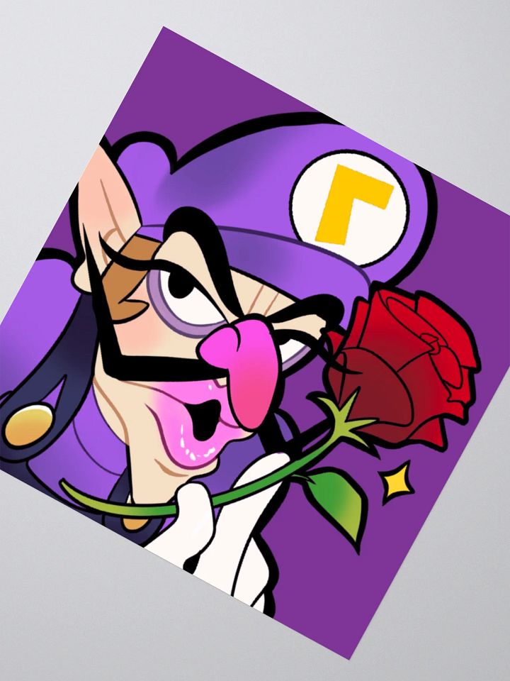 MARIOTHON WALUIGI STICKER product image (2)