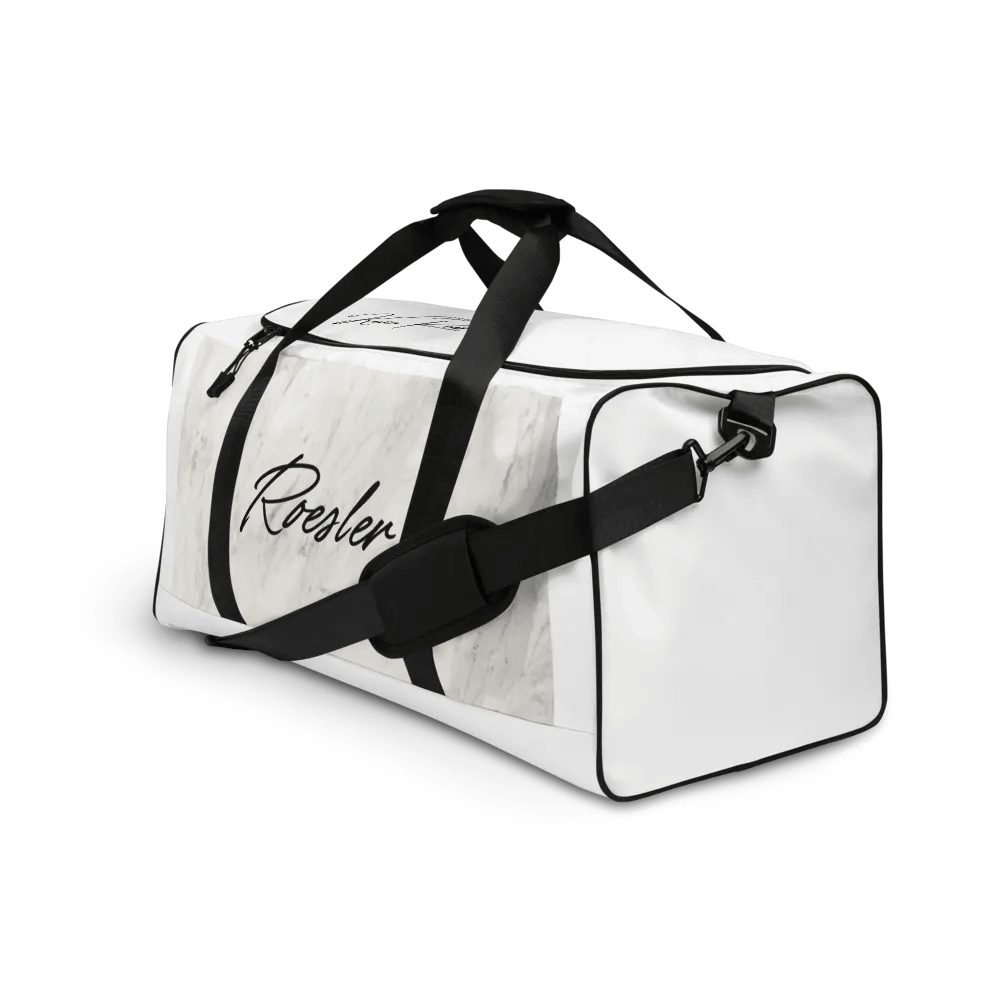 Marble Script All-Over Duffle Bag product image (9)
