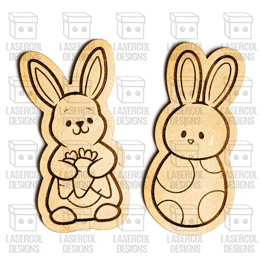Easter Bunny Paint Kit DIY Cut Outs Set 5 - Laser Cut Files product image (7)