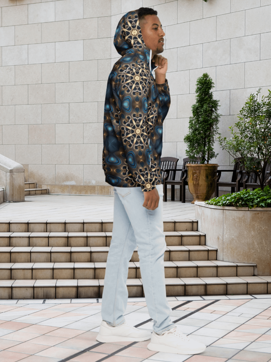 Stellar Wave All-Over Print Windbreaker product image (4)