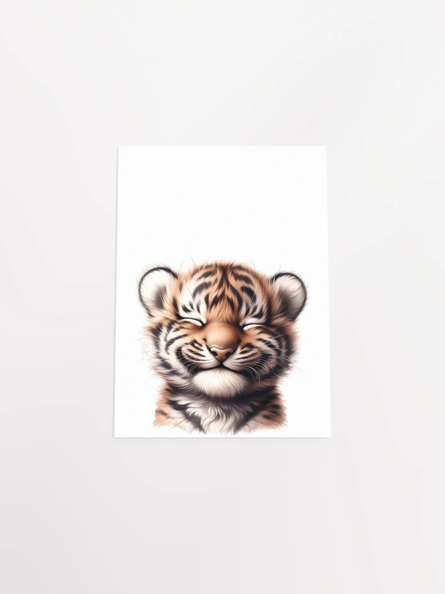 Happy Baby Tiger Nursery Decor Print product image (6)