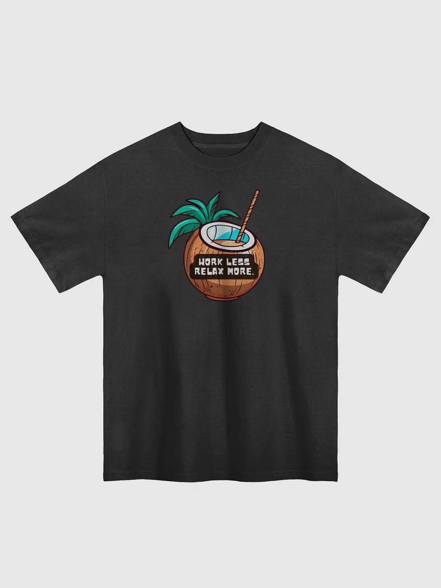 Coconut Chill Oversized Tee | work less relax more product image (2)