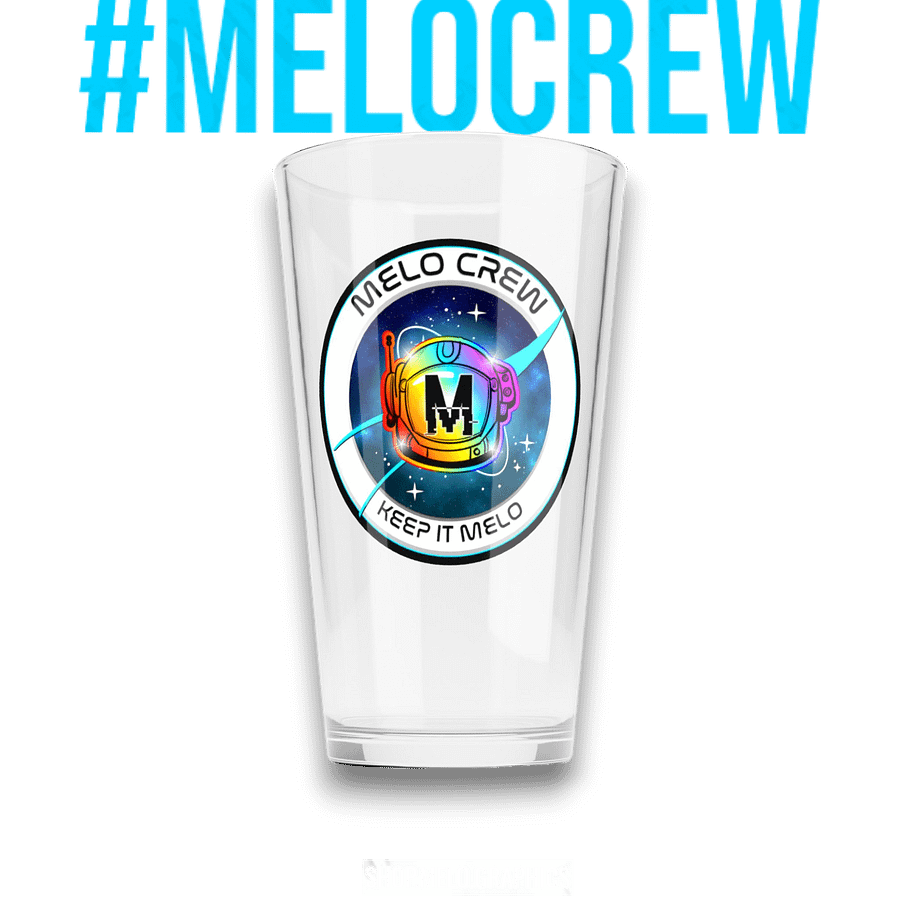 #MeloCrew Badge - Pint Glass | #MadeByMELO product image (4)