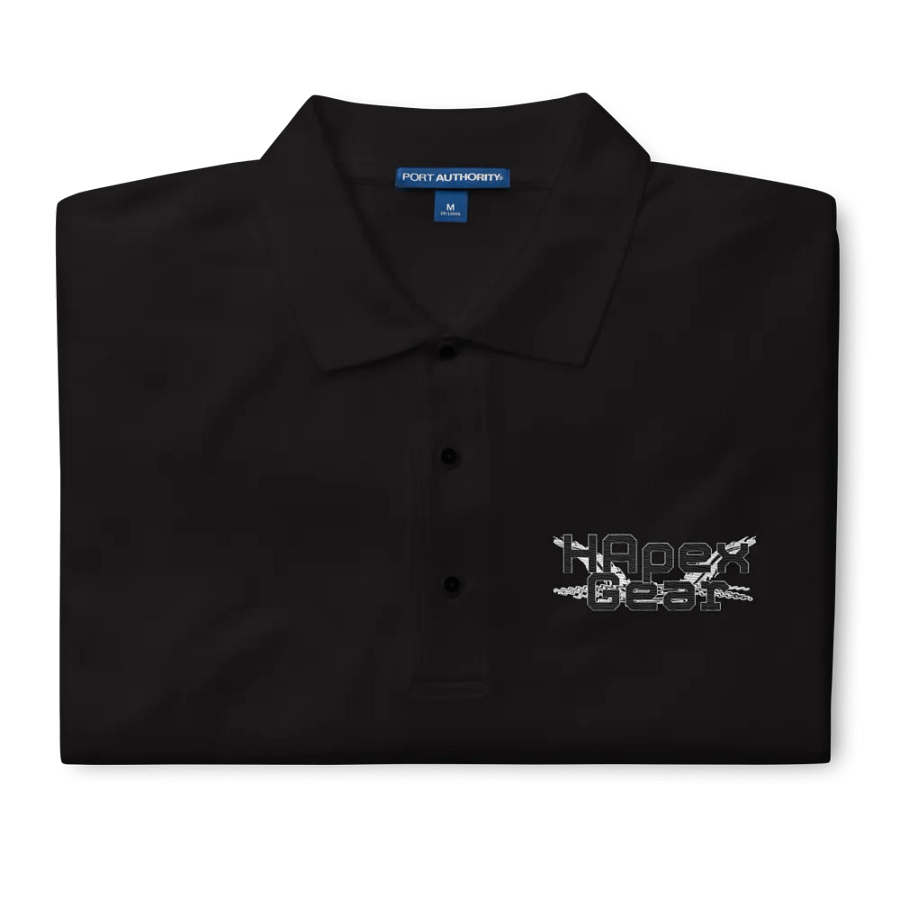 Polo Shirt - Embroidered - Black HApex Gear Black Logo product image (8)