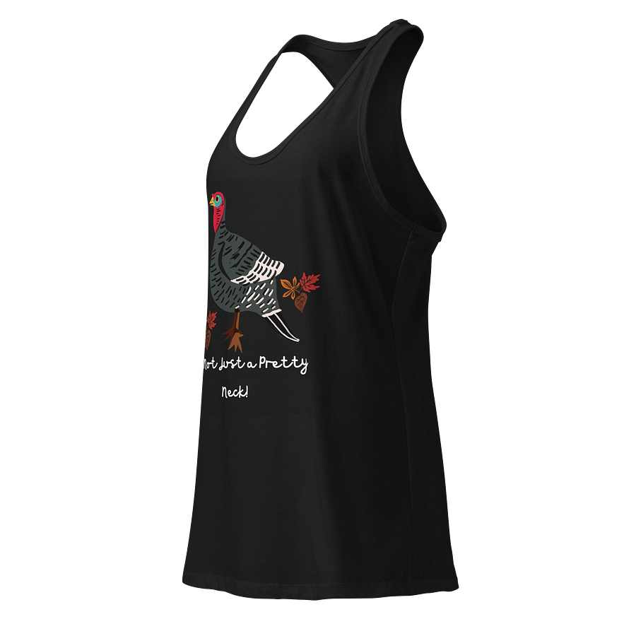 Pretty Neck Turkey Racerback Tank product image (3)