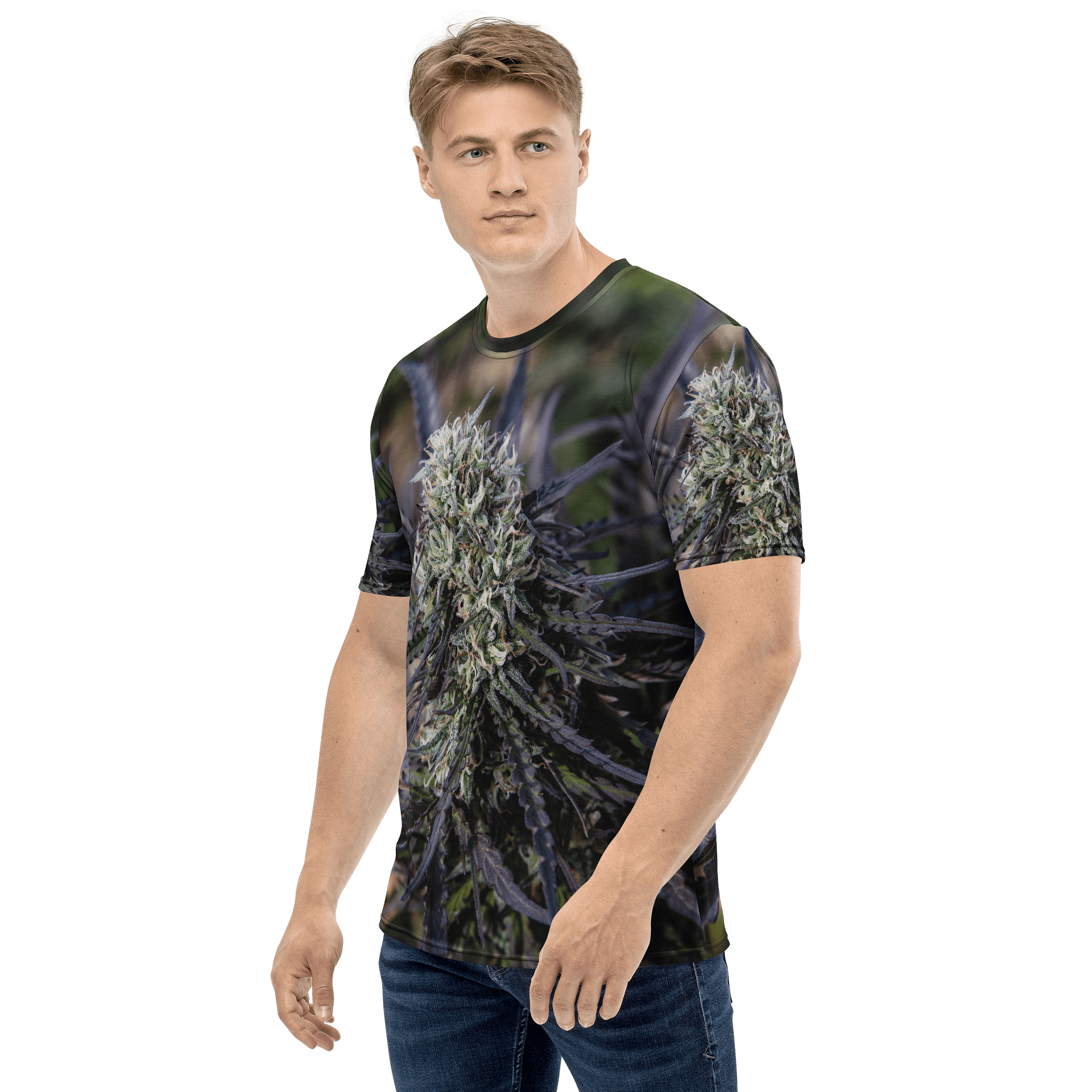 Royal Purple Cultivated Print All Over Crew Neck product image (3)