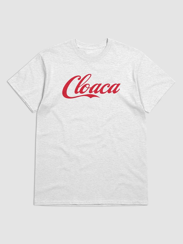 Cloaca Cola shirt (red text) product image (3)