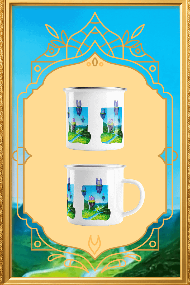 Fantasy World Enamel Mug product image (2)