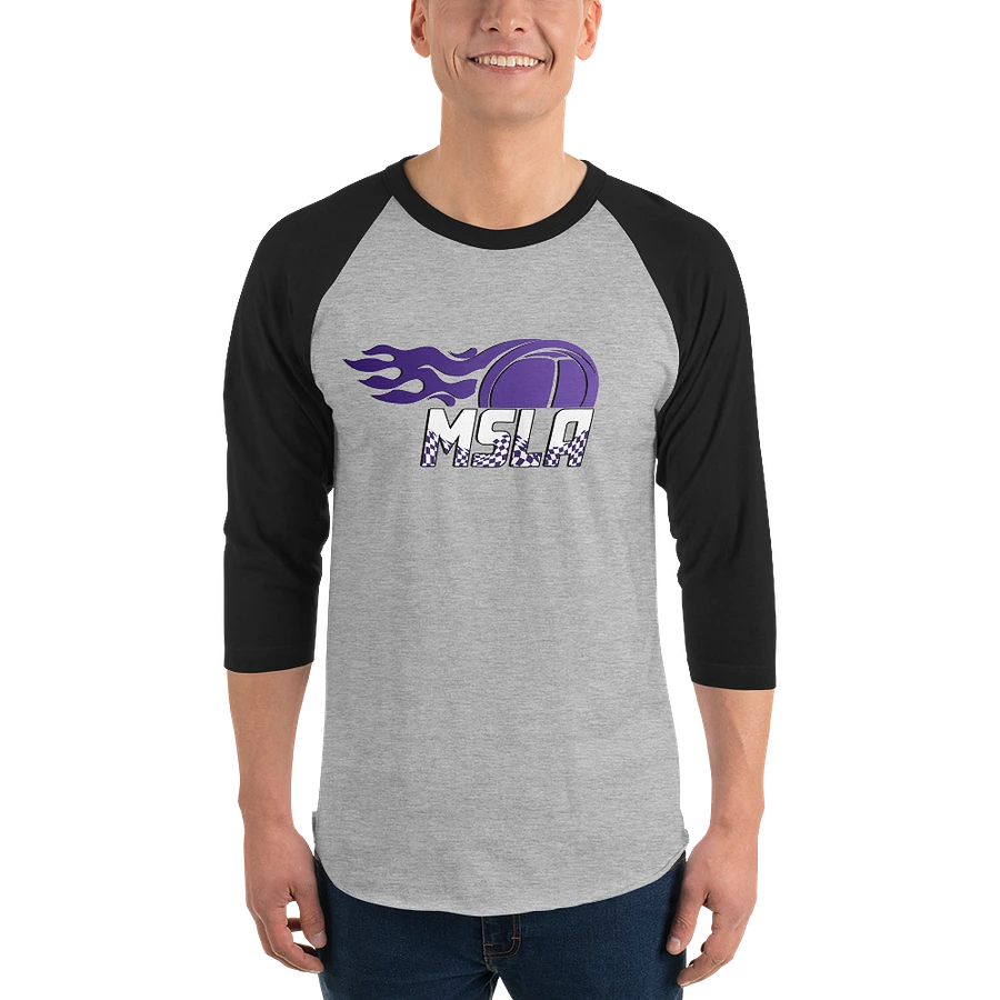 MSLA Purple Jersey Raglan Tee product image (22)