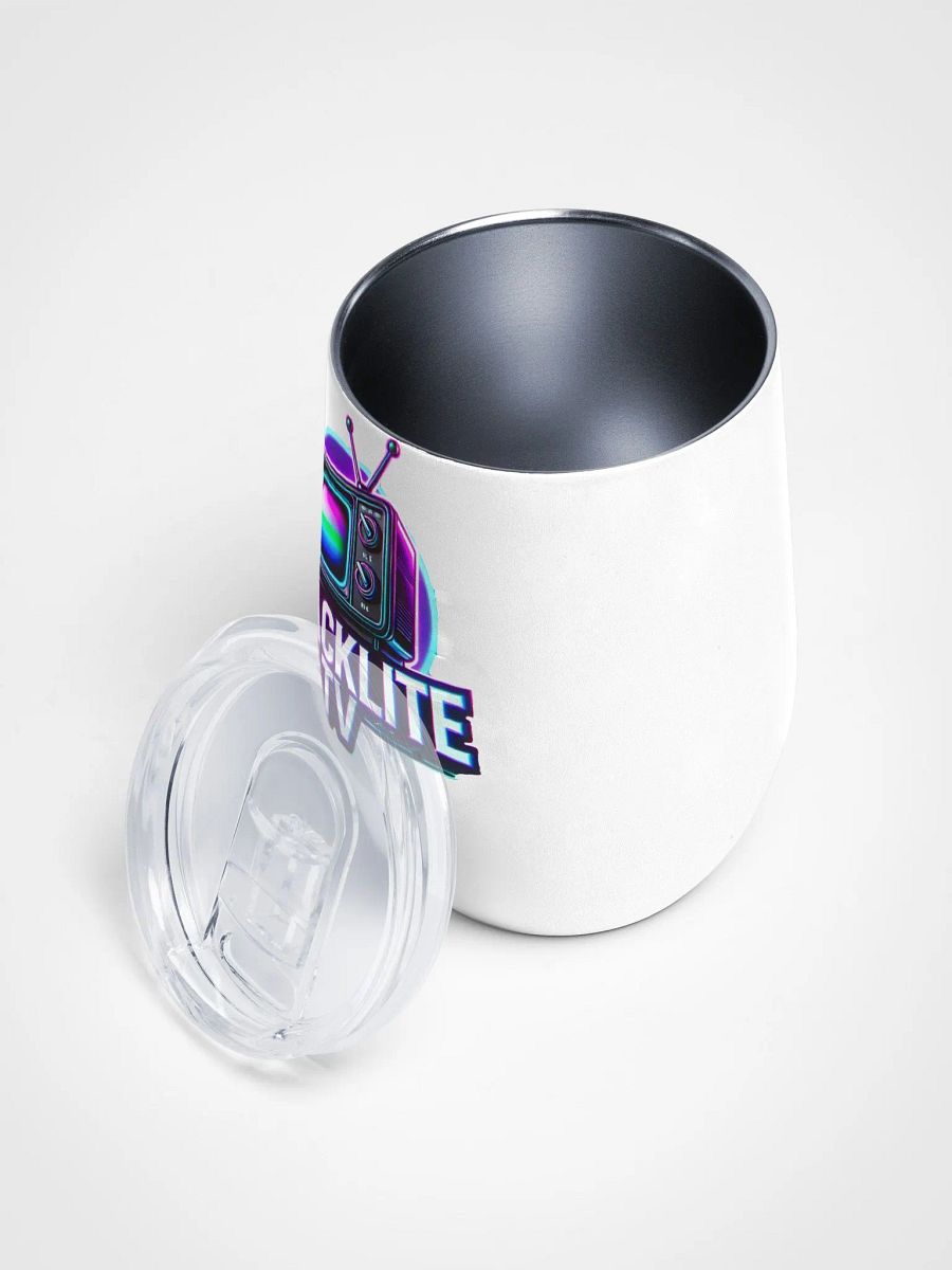 BlackLite TV Neon Retro Wine Tumbler product image (3)