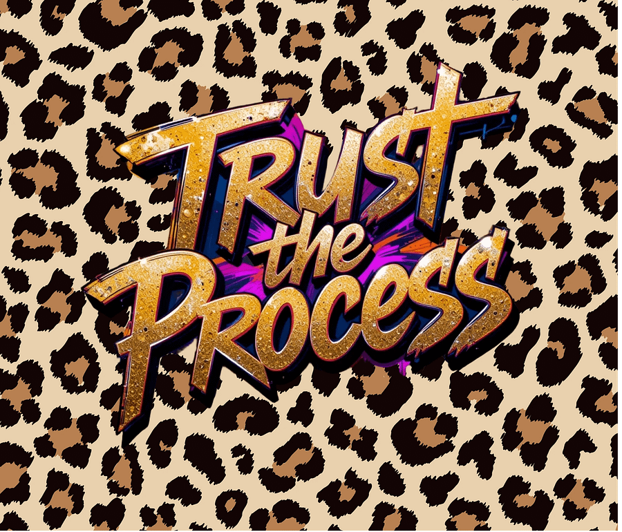 Glittery Trust the Process Tumbler product image (9)