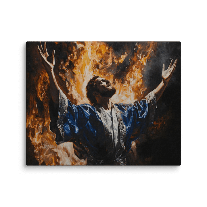 Abednego: Courage in the Fiery Furnace - A Testament of Faith Wall Art product image (2)
