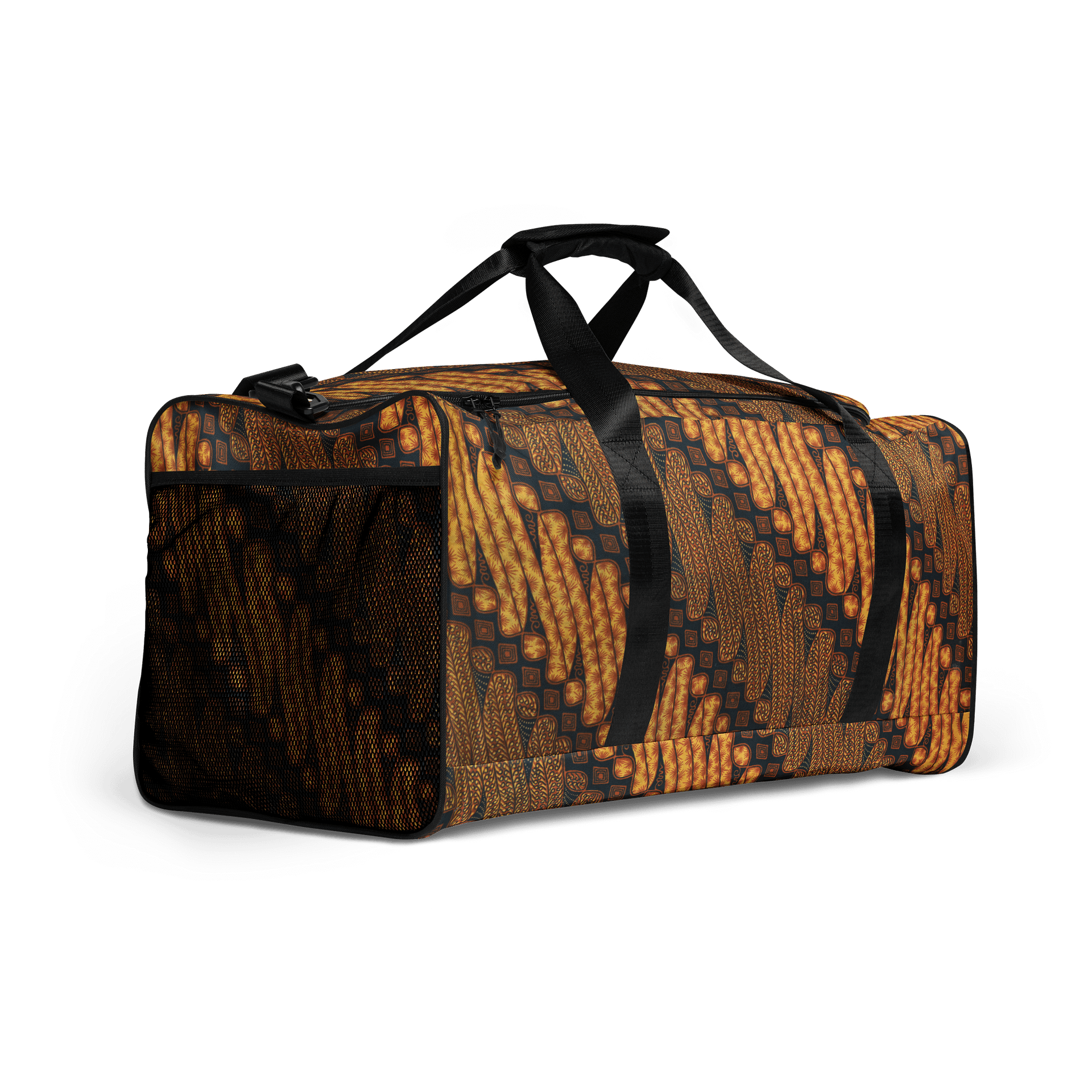 Batik Duffle Bag, Traditional Indonesian Pattern Travel Tote product image (2)