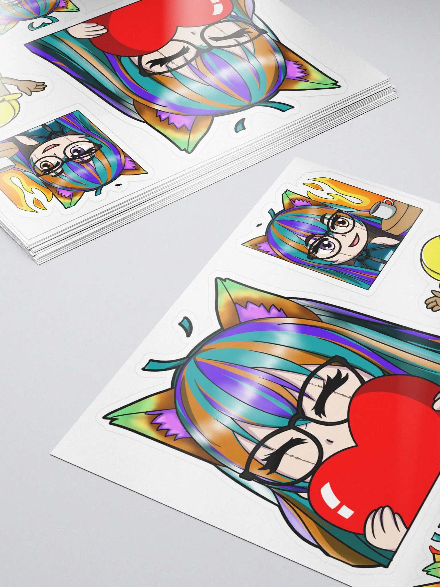 ZK Emote Sticker Sheet product image (5)