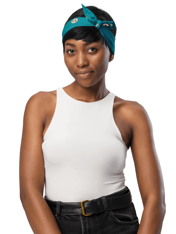 Skully Bandana (blue-green) product image (9)