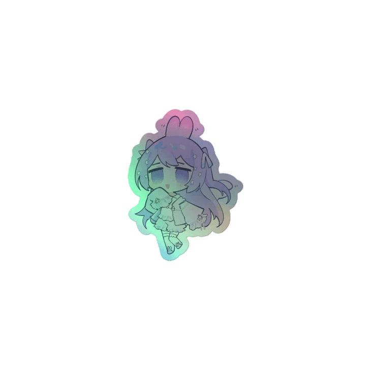 Chia Thinking Holo Sticker product image (1)