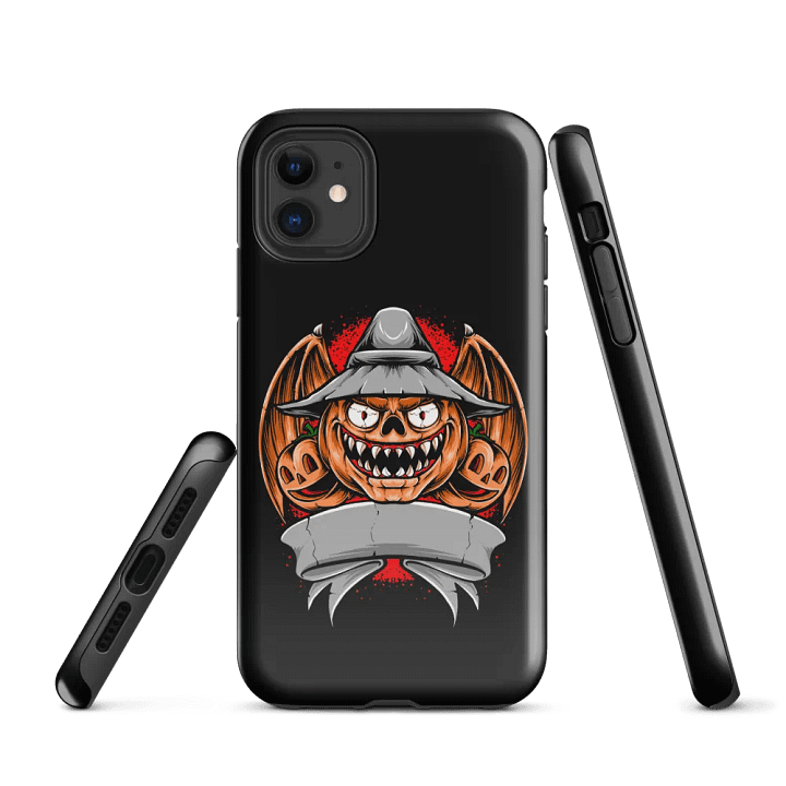 Wicked Jack-O'-Lantern iPhone® Tough Case: Spooky Protection with a Halloween Vibe product image (1)