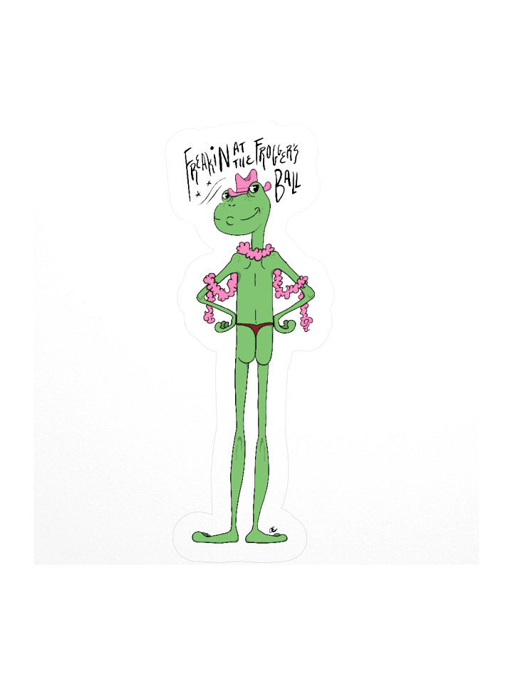 Freakin' At The Frogger's Ball Sticker product image (1)