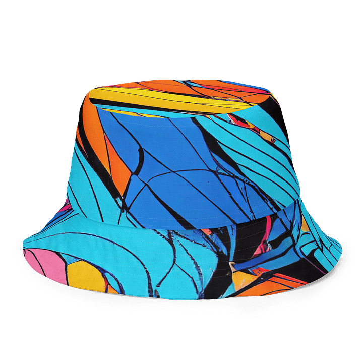 Vibrant Wave All-Over Bucket Hat product image (2)