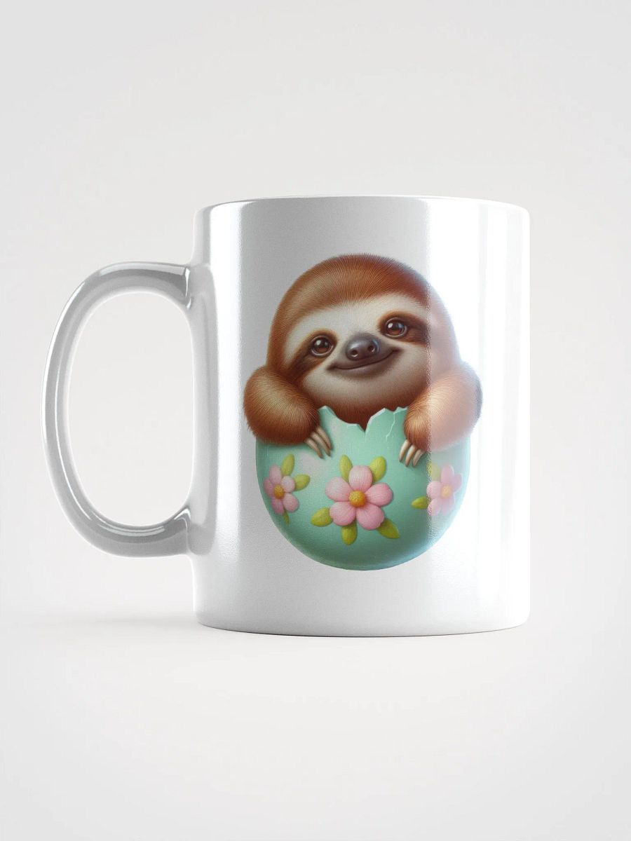 Sloth Easter Egg - White Mug product image (2)
