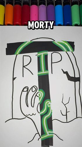 Alphabet challenge V3. GrimGallery Edition 
“T” is for Tombstone 🪦 
#grimgallery 
@trythisart 

#posca #art #artoftheday #pos...