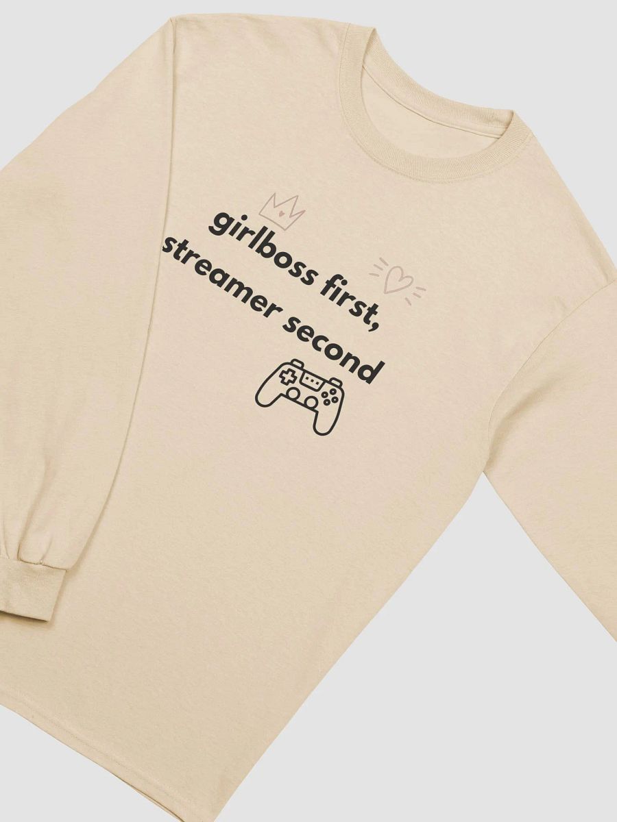 Girlboss First, Streamer Second Long Sleeve Shirt product image (11)