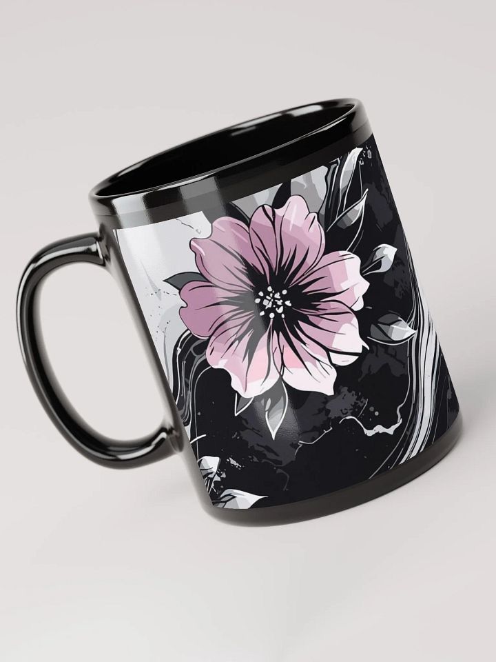 Fluid Floral Elegance Marble Mug product image (1)