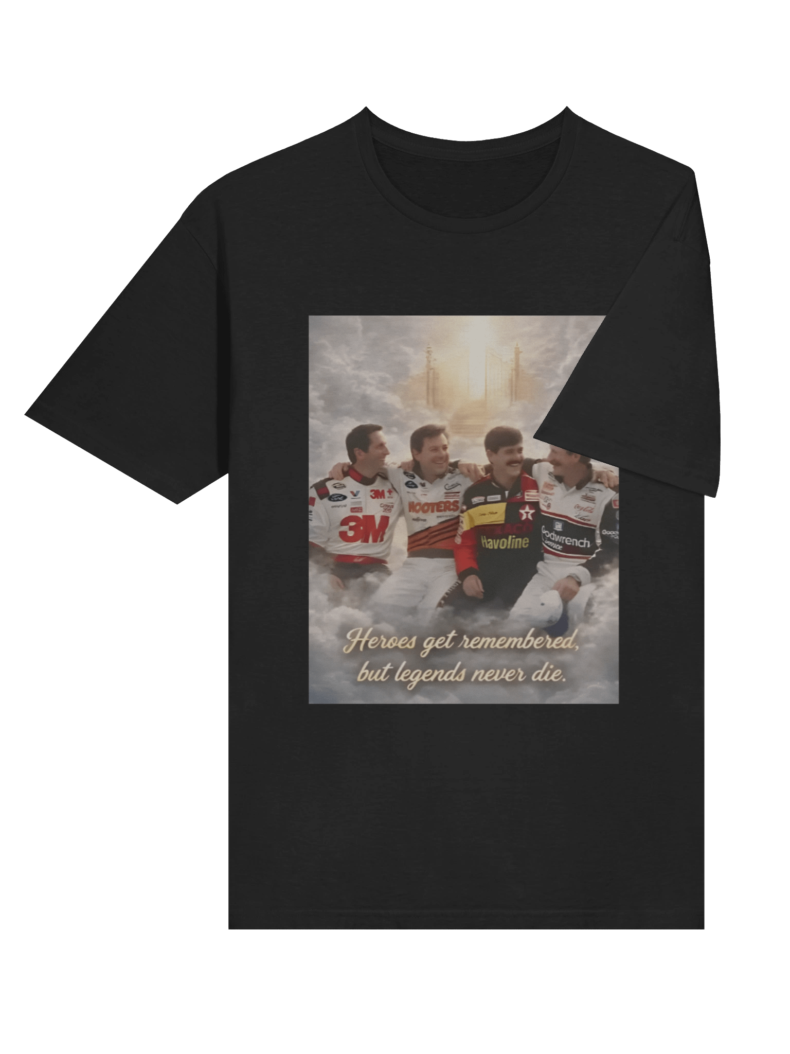Heroes Get Remembered But Legends Never Die Racing Tribute Shirt product image (4)