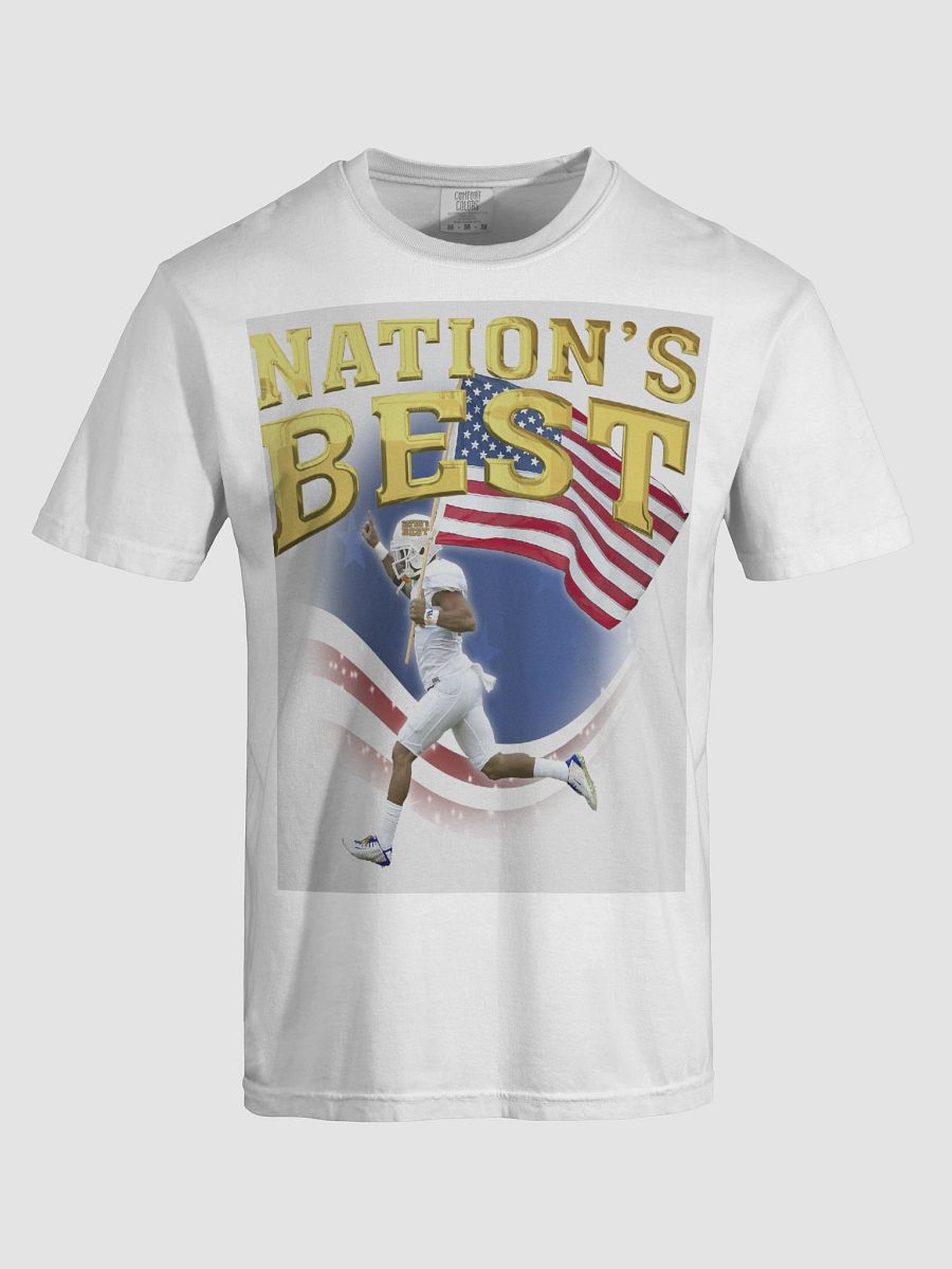 Nationsbest Football American Flag T Shirt product image (5)