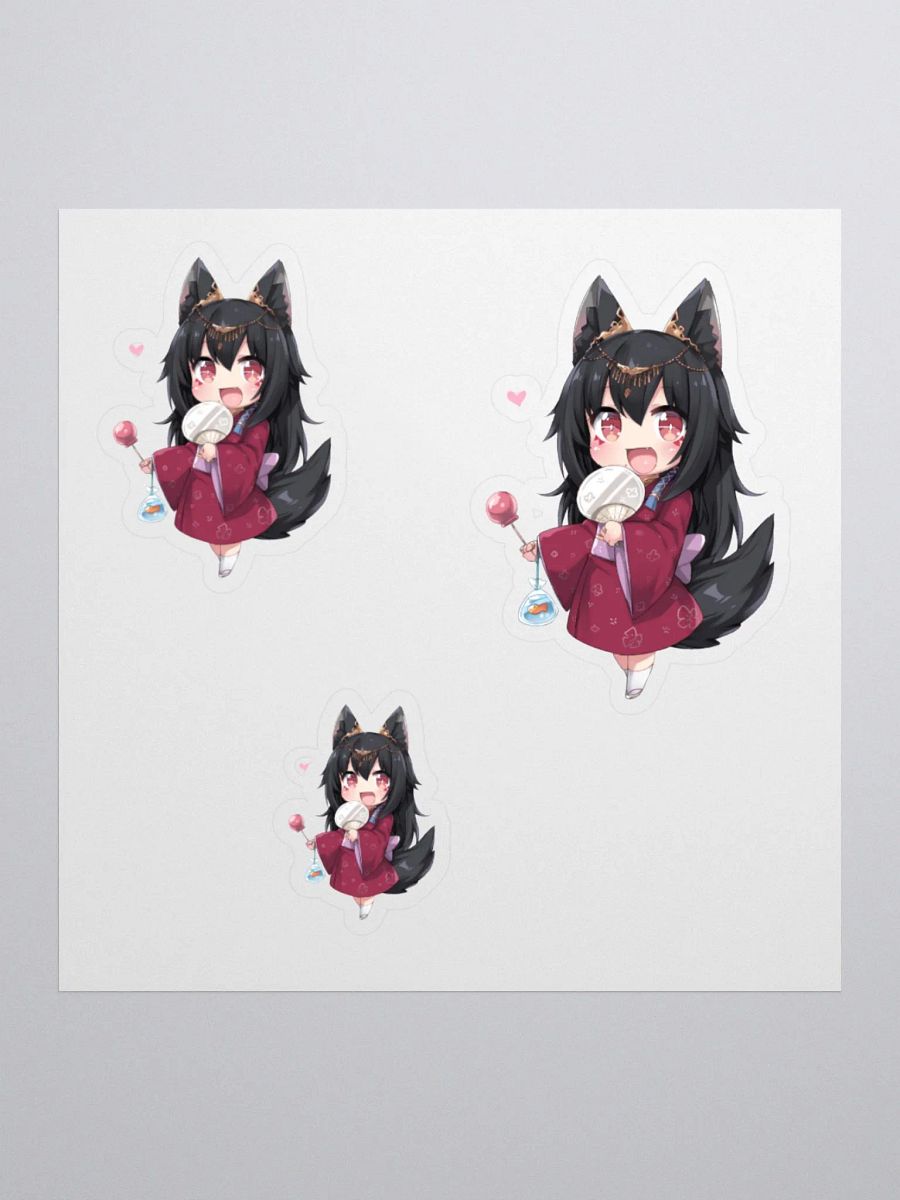 Festival Paws 3 size Sticker Sheet product image (1)