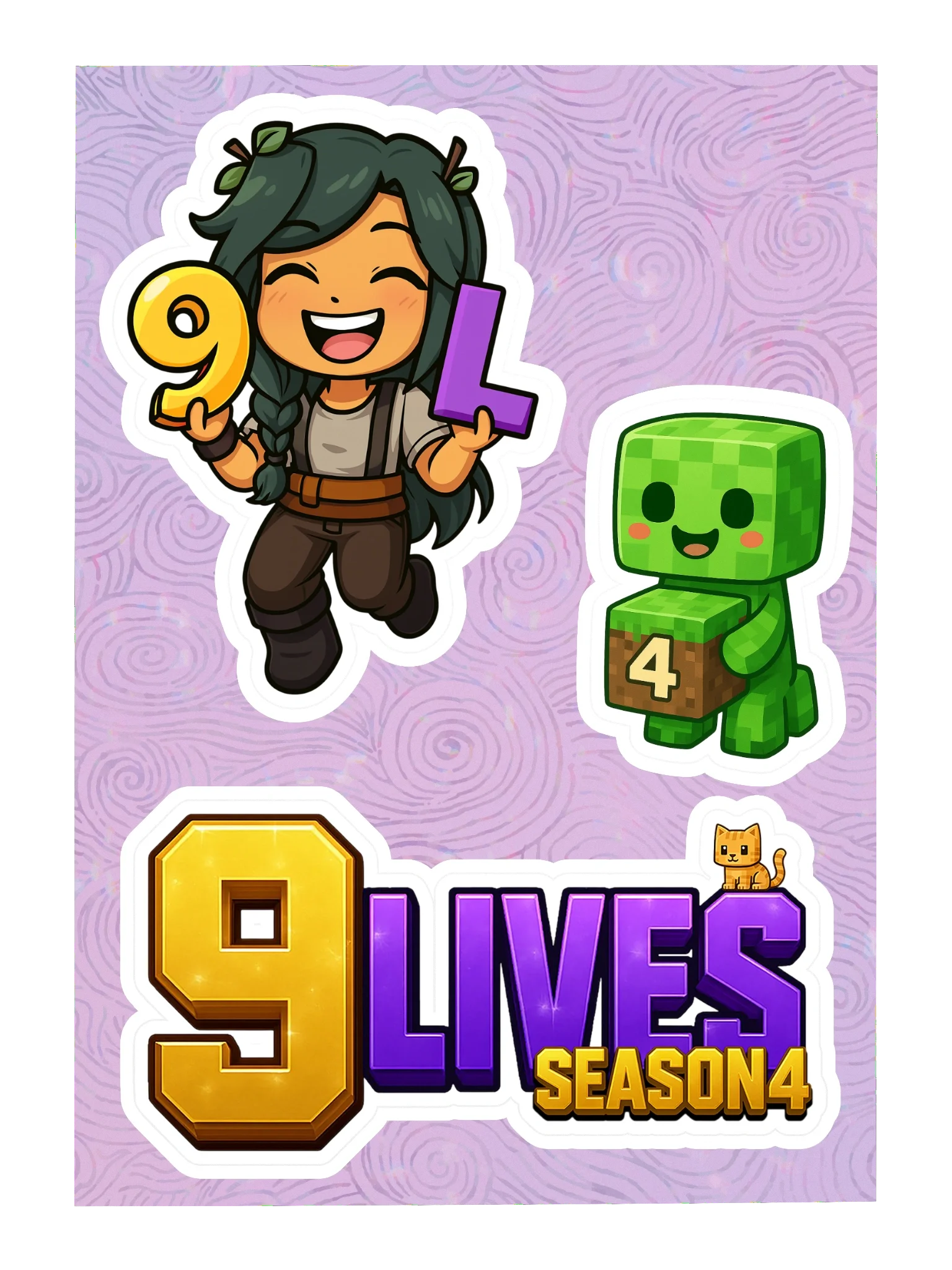 9LS4 Lumanessa Sticker Sheet product image (1)