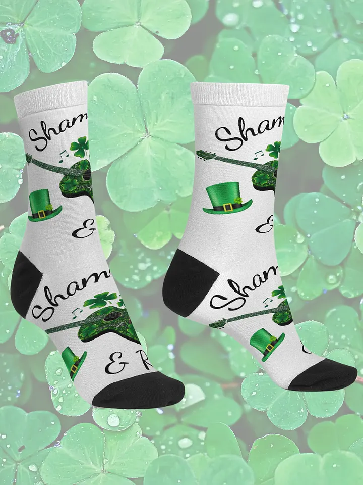 Shamrock & Roll Crew Socks product image (2)