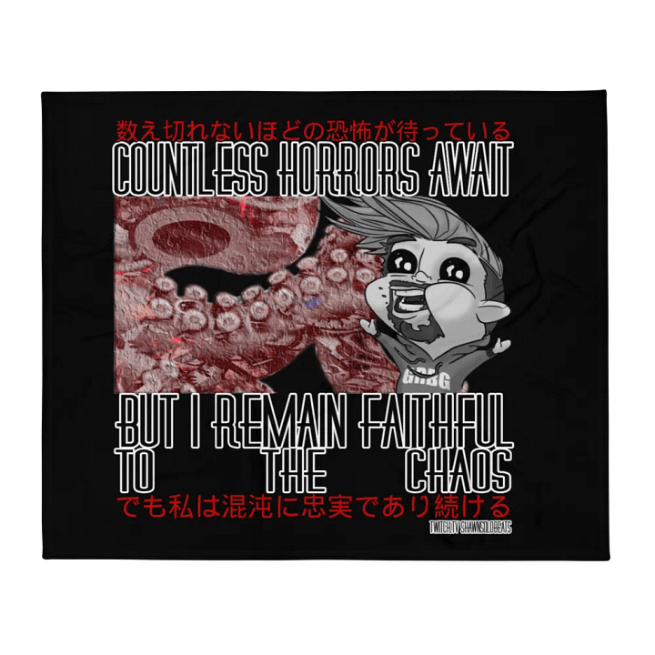 Faithful to the chaos Throw Blanket product image (1)