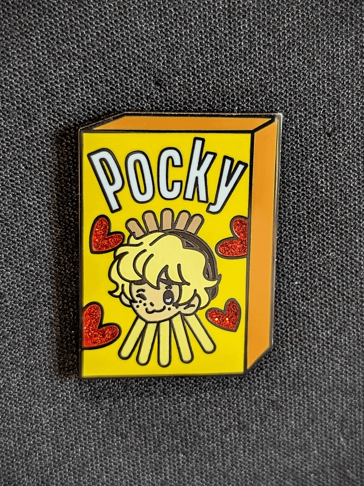 Charlie Pocky Enamel Pin product image (1)