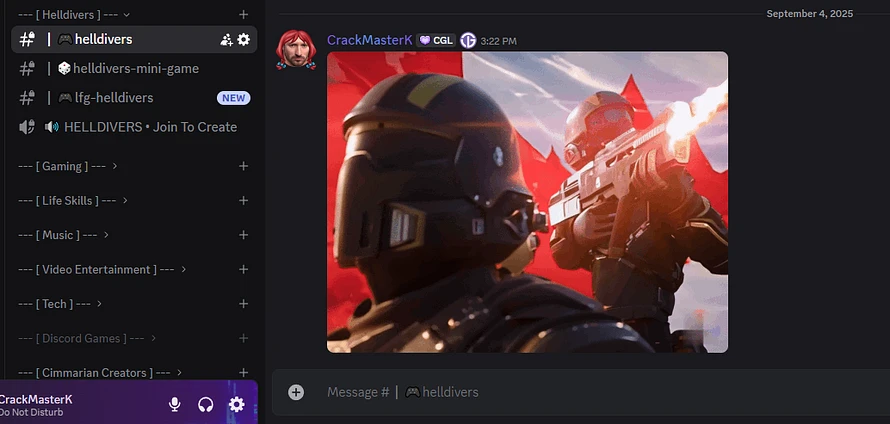 Helldivers Channel