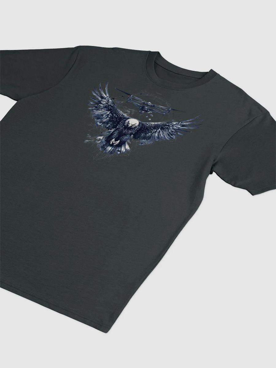 Drone Eagle T-Shirt – Sleek Aerial Technology and Nature Design Tee product image (6)
