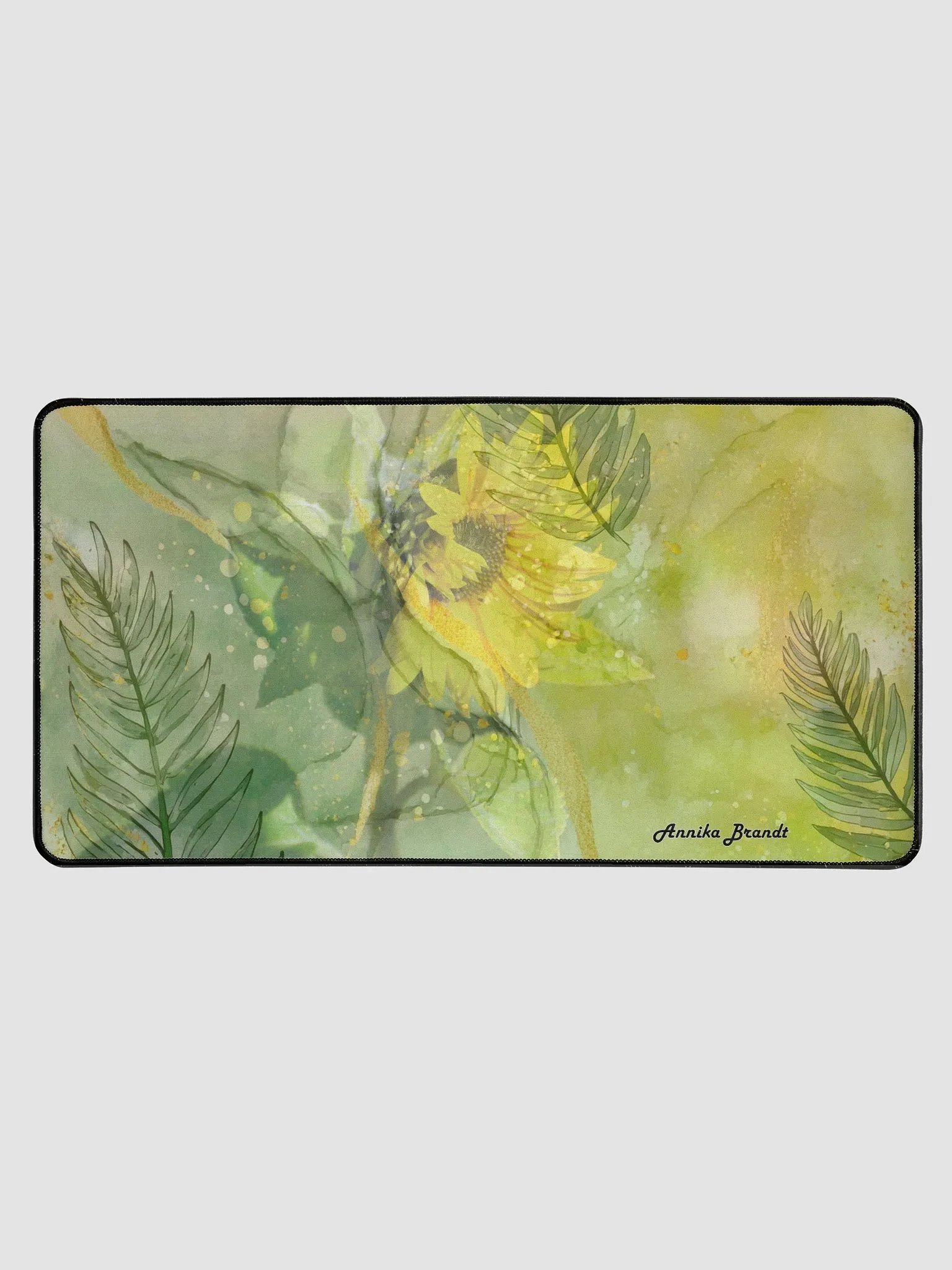Desk Mat: Sunflower in early golden autumn product image (1)